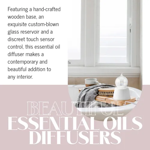 Vista 6 de Aurora Difusor Nebulizador para Aromaterapia de Aceite Esencial (negro)