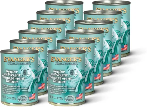 Vista 15 de Evanger's Heritage - Alimento clásico de carne de res para perros, 12 unidades, 12.5 onzas cada uno, sin granos y gluten, proteína de fuente única