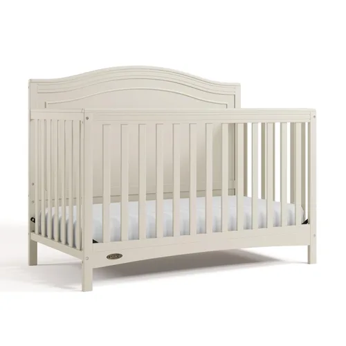 Vista 13 de Graco Paris 4 en 1 Cuna Convertible - Certificada GREENGUARD Gold, se convierte en cama infantil, diván y cama completa, se ajusta a colchón de cuna