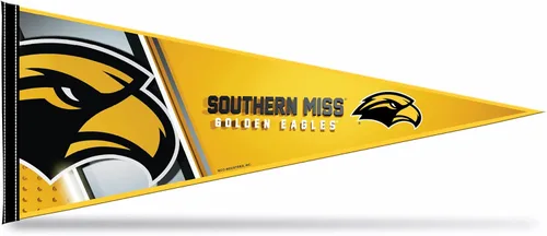 Vista 65 de Rico Industries NCAA Primary - Banderín de fieltro para decoración de pared, de 12 x 30 pulgadas, ideal para el hogar, dormitorio, decoración