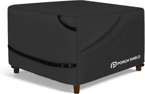 Vista 12 de Porch Shield - Funda impermeable para taburete de patio, cubiertas cuadradas para mesas laterales al aire libre – 18L x 18W x 18H pulgadas