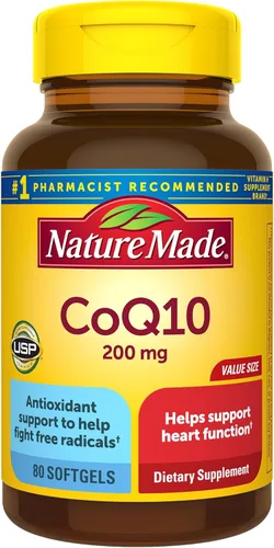 Nature Made CoQ10 200 mg, 80 cápsulas blandas