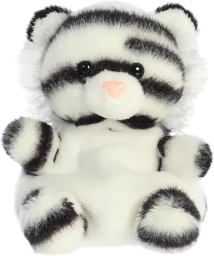 Aurora® Adorable Palm Pals™ Kira White Tiger™ - Juego de bolsillo - Diversión coleccionable - Blanco 5 pulgadas
