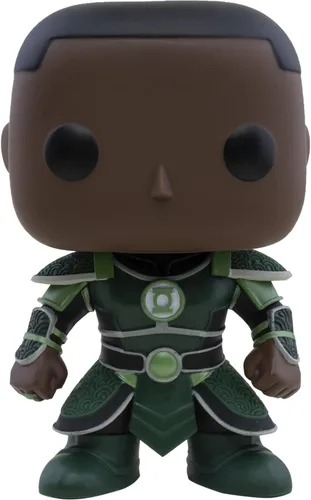 Vista 3 de G r e e n Lantern: P o p ! Heroes - Figura de vinilo con 1 protector gráfico compatible con 'ToysDiva' (400-52431 - B)