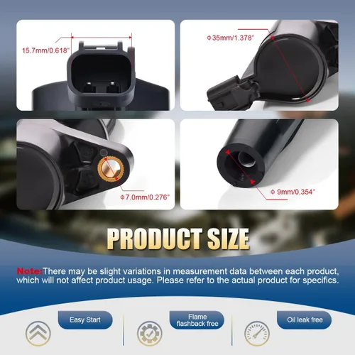 Vista 6 de MAS Juego de 4 bobinas de encendido compatibles con Ford Mzda Mercury Escape Focus Tribute Mariner 2.0L 2.3L DOHC Reemplazo para FD505 DG501 DG504