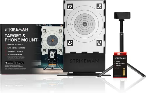 Vista 13 de Strikeman Sistema de entrenamiento láser de fuego seco de 9mm - Ideal para práctica de tiro al blanco con pistolas - El kit incluye acceso a