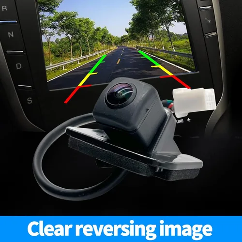 Vista 5 de Cámara de respaldo de visión trasera compatible con 2015 2016 2017 Honda Accord cámara de respaldo de repuesto