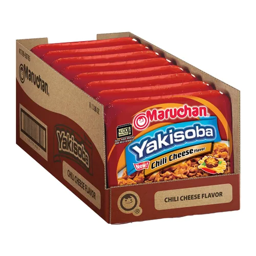 Vista 15 de Maruchan Yakisoba Teriyaki Carne de res, fideos Ramen instantáneos japoneses, 4 onzas, 8