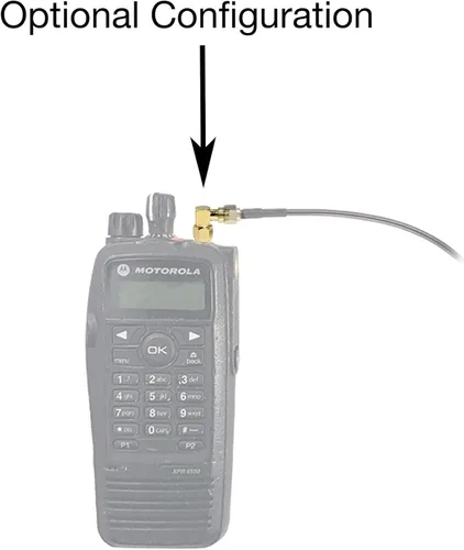 Vista 8 de Kit de reubicación de antena táctica (compatible con Motorola, Kenwood, EF Johnson y Tait) (verde)