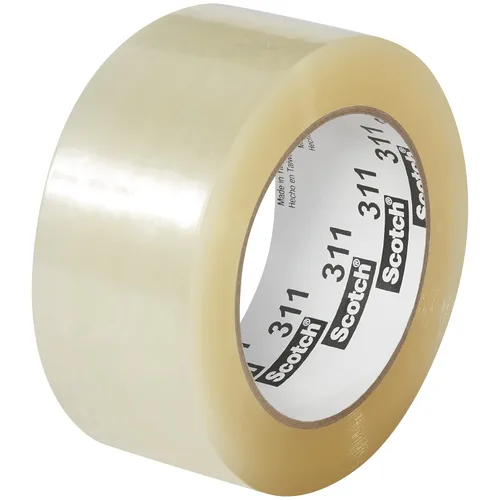 SCOTCH - Cinta de embalaje acrílica de 2 pulgadas x 110 yardas, 2.5 mil, transparente (paquete de 36) rollos de cinta de embalaje resistente para