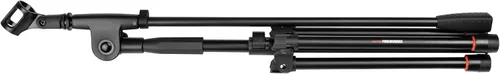 Vista 15 de Gator Frameworks Soporte de micrófono trípode ligero con pluma de sección única, (GFW-MIC-1500)