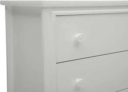 Vista 14 de Delta Children - Cómoda Perry de 3 cajones con cambiador encima y cajones entrelazados, color gris Moonstruck