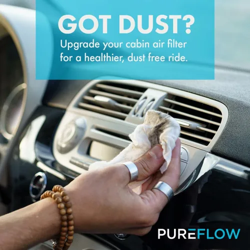 Vista 3 de Filtro de aire de cabina PureFlow HEPA PC5623HX Compatible con Chevrolet Corvette 2008-2019, Cadillac XLR 2004-2009