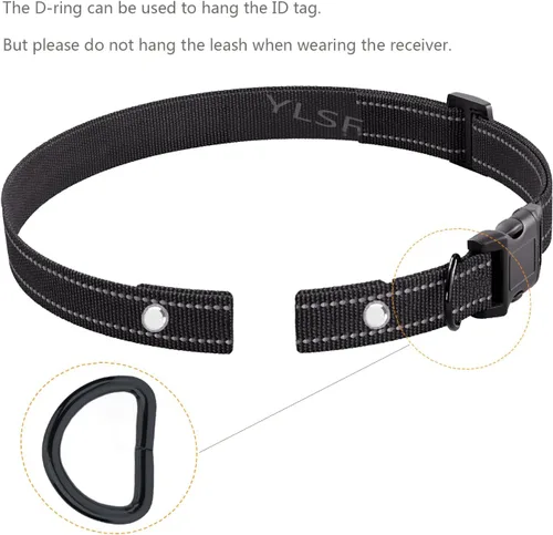 Vista 5 de Correa de repuesto para collar de perro para valla electrónica, collar de ladridos y receptores de rastreador GPS - Compatible con casi todas