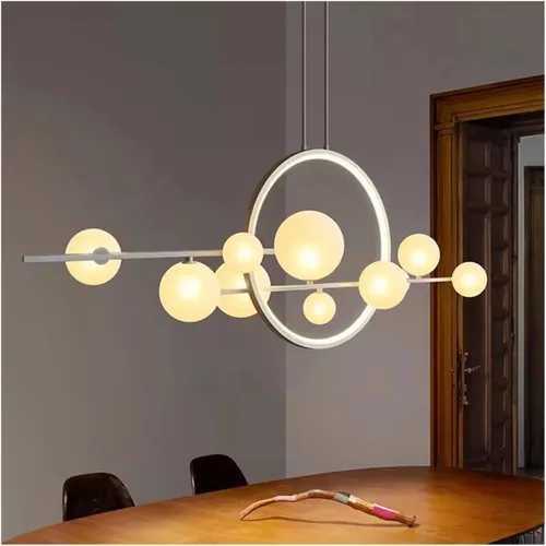 Vista 6 de Decoracion Hogar Moderno Lamparas Dining Room Modern Pendant Lights Pendant Lamp Indoor Lighting Led Lights for Room,Elegant Lighting