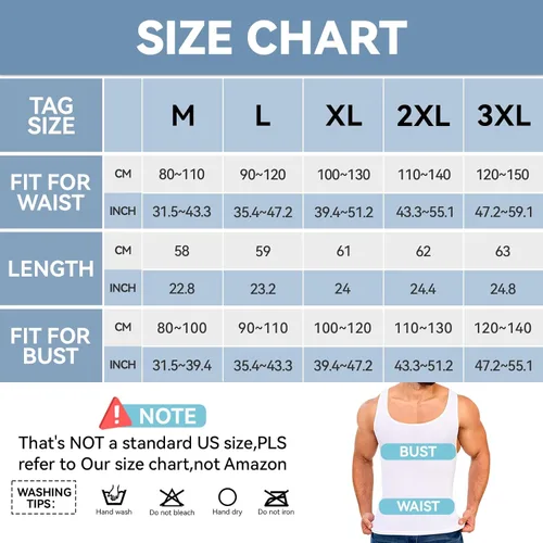 Vista 7 de Gleefeat Mens Compression Shirt Body Shaper Slimming Undershirt Gynecomastia Abdomen Tummy Control Shapewear Tank Top Vest