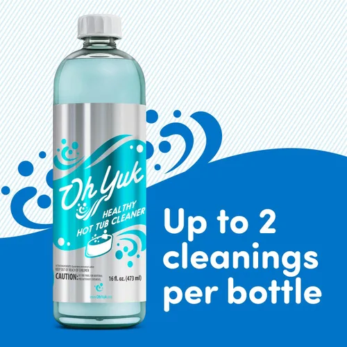 Vista 2 de Oh Yuk Hot Tub Cleaner (2 Pack) – Hot Tub Jet Cleaner for Pipes & Jets Spa Jet Cleaner for Plumbing lins Deep Clean Spa Pipe Flush Cleaner for