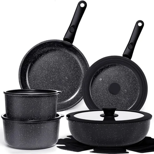 Vista 20 de GiPP Ceramic Pots and Pans Set