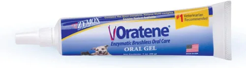 Pet King Brands ZYMOX Oratene Gel Bucal Sin Cepillo para Perros y Gatos, 1oz