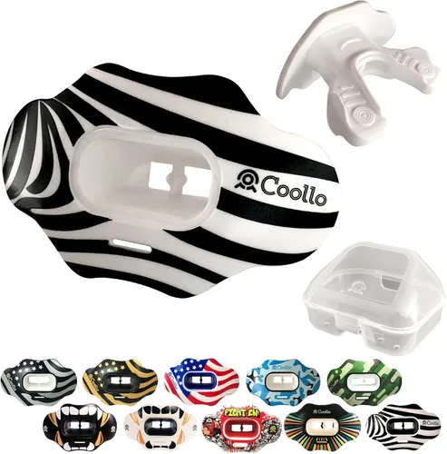 Vista 26 de Protector bucal MAXX/Might Football y deportes de alto impacto para adultos y jóvenes (correa incluida)