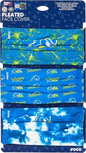 Vista 5 de FOCO - Cubrebocas reutilizable y lavable con logo del equipo NCAA para el partido