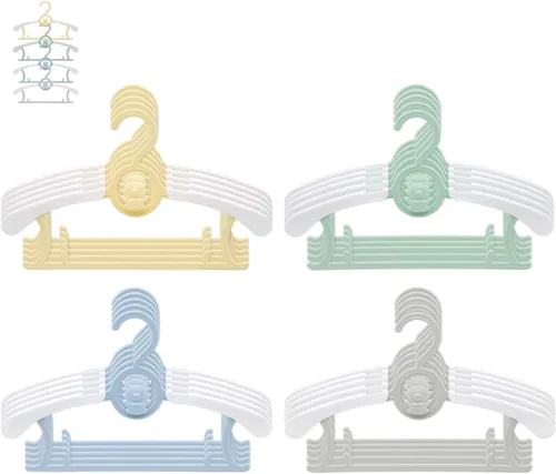 Vista 9 de JSF20 perchas ajustables para ropa de bebé, ropa de bebé, ropa de bebé, para ropa de recién nacidos, para niñas, niños y niños pequeños