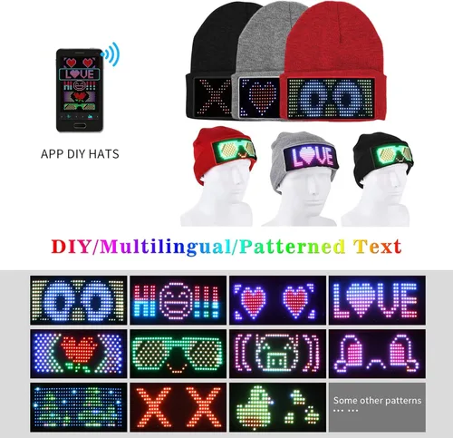 Vista 2 de Gifts for Men, DIY Beanie Hats with Characters and Patterns, Unique Birthday for Women, Dads, and Husbands