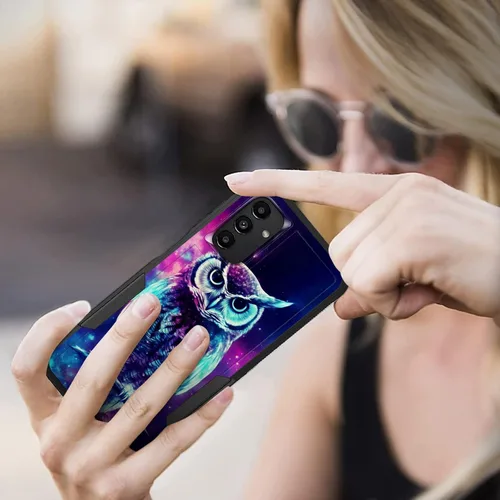 Vista 7 de Funda para Galaxy XCover 7 Pro, doble capa híbrida resistente resistente a prueba de golpes de policarbonato duro + funda protectora de silicona