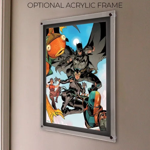 Vista 20 de MIGHTYPRINT DC Comics - Absolute Batman - Cubierta de la variante número 1 - Arte de pared de 17 x 24 pulgadas - Colección oficial - Ideal