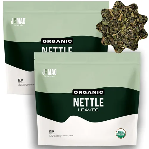 Vista 16 de J Mac Botanicals, Hierba orgánica de hierba de San Juan (4 oz) de hojas sueltas de té de hierba de San Juan