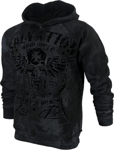 Vista 5 de Xtreme Couture Archaic by Affliction - Sudadera con capucha para hombre, color negro, Negro