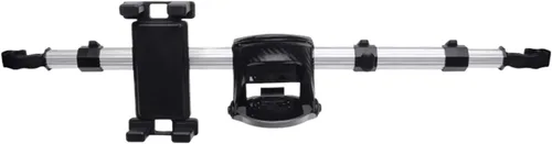 Car Tablet Holder - Telescopic with Hook - Phone Tablet Holder for Car Headrest - for Truck SUV RV Sedan Interior Road Trip Travel Bag Water Bottle