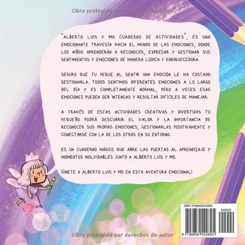 Vista 2 de Alberto Luis y Mo, Cuaderno de Actividades Cuaderno para colorear Libro con juegos interactivos Juego de Bingo para niños (Spanish Edition)