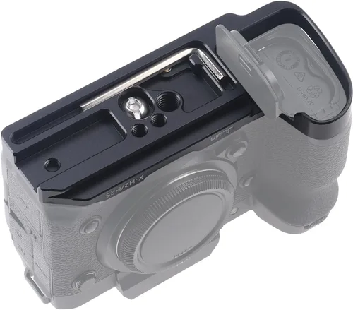 Vista 5 de FocusFoto Placa base de liberación rápida QR placa montaje para Fujifilm Fuji X-H2/X-H2S cámara sin espejo, compatible con trípode estándar