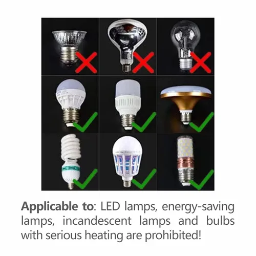 Vista 4 de Adaptador extensor de enchufe de luz E26/E27, extensión de 22.8 in/22.5 pulgadas, resistente al calor de 329.0 °F sin peligro de incendio, flexible