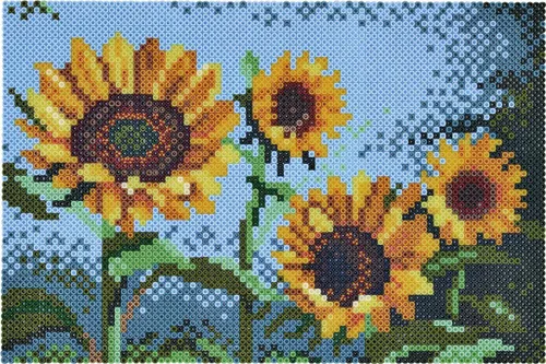Vista 3 de Hama Art 3608 - Kit de cuentas de girasol