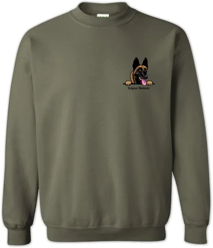 Vista 5 de Custom Dog Mom Sweatshirt for Women, Dog Mama Shirt Pullover, Cute Dog Lovers Sweater Long Sleeve