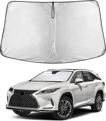 Vista 56 de Parasol para parabrisas para Rivian R1S 2022-2024 2025 compatible con EcoNour material de poliéster 240T, visera solar para coches, reflector que