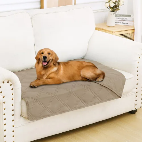 Vista 81 de Smiry Funda Manta Impermeable para Cama de Perro, Manta Suave Reversible para Mascotas, Lavable a Prueba de Fugas, Funda para Gatos y Perros