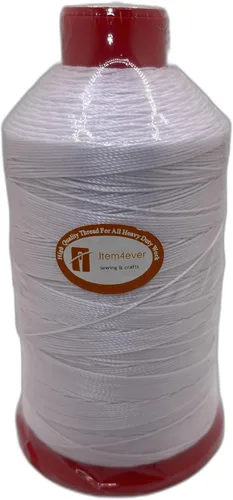 Vista 5 de UV Resistant Bonded Polyester Sewing Thread for Upholstery, Outdoor, Marine (Army tan, Tex 70)