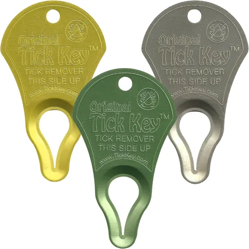 Vista 3 de Llave Tick original para la extracción de marcas, 3 unidades (multicolor), talla única , Multicolor Dispositivo portátil y seguro de garrapatas