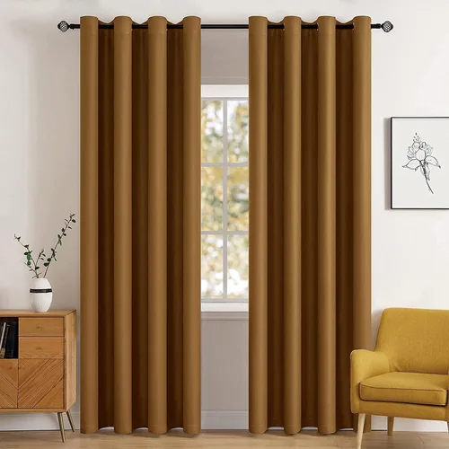 Vista 84 de MIULEE Cortinas para oscurecer la habitación, con aislamiento térmico y bloqueo de luz, juego de 2 paneles de cortina opaca para ventana, parte