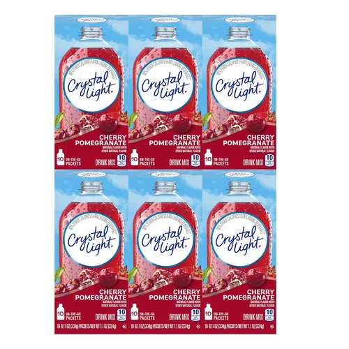 Vista 21 de Crystal Light - Mezcla de bebida en polvo con sabor natural a limonada (paquete de 120 unidades, 12 cajas de 10 paquetes para llevar)