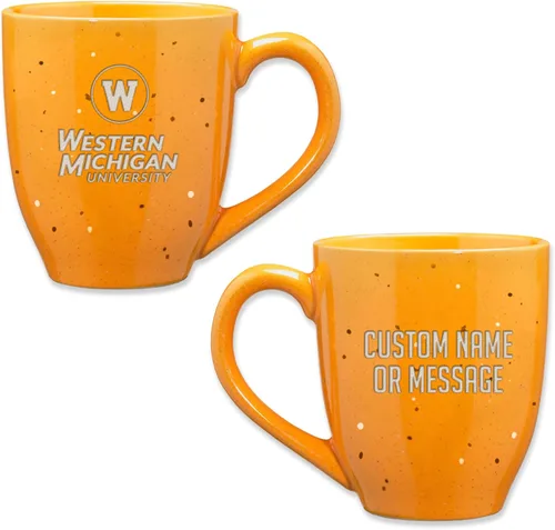 Vista 122 de Rico Industries NCAA UCLA Bruins Royal Blue - Taza de café de cerámica moteada grabada con láser de 16 onzas