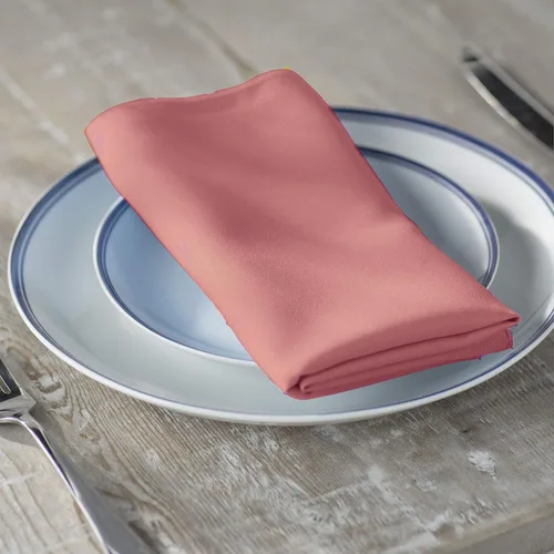 Vista 3 de LA Linen Paquete de 4 servilletas de mezcla de polietileno, servilletas de tela suave, lavables y reutilizables, resistentes a las manchas y a