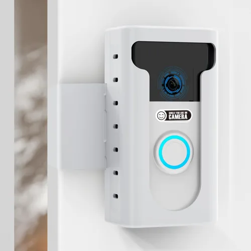 Vista 10 de KIMILAR Soporte para Timbre de Video Antirrobo Mejorado 2024, No Bloquea el Sensor de Movimiento del Timbre, Soporte de Montaje Ajustable Sin