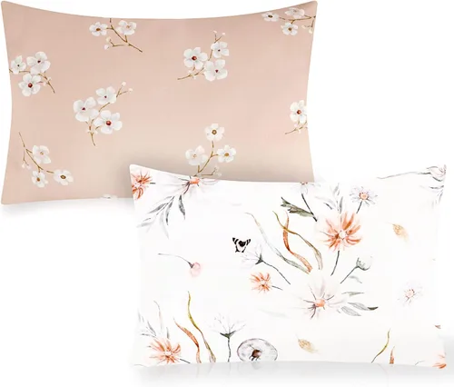 Vista 11 de Paquete de 2 fundas de almohada para niños pequeños, 13 x 18 pulgadas, funda de almohada de viaje para niños con cierre de sobre, fundas de almohada