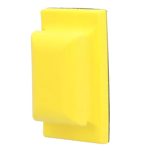 Vista 4 de Bloque de lijado, almohadilla de lijado de mano de espuma de poliuretano, bloque de lijadora de limpieza con gancho y bucle, pulido de madera