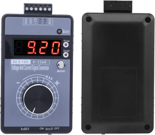 Vista 3 de Oumefar Generador de corriente de voltaje Simulador analógico Transmisor 0?10V 0?22mA Generador digital para la industria de la oficina