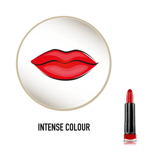 Vista 4 de Max Factor Lápiz labial Marilyn, # 1 rojo rubí para mujeres, 0.14 onzas